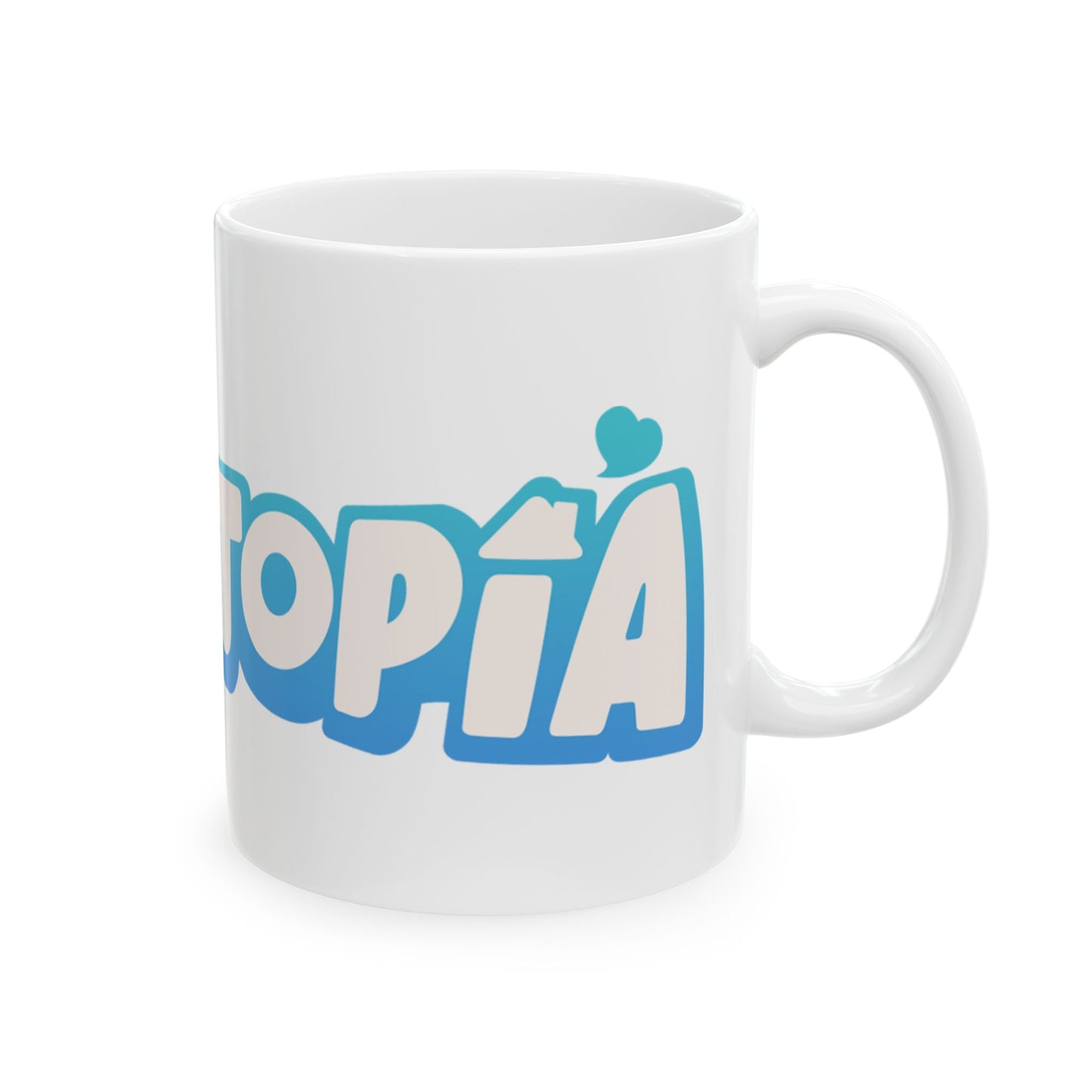 Heartopia Logo White Mug (11oz)