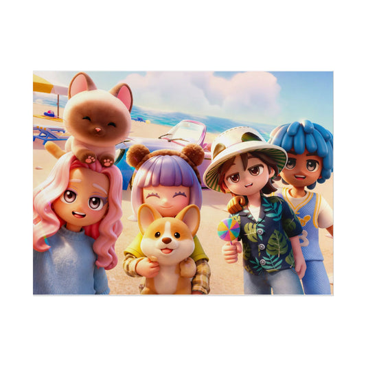 Heartopia Beach With Friends Poster