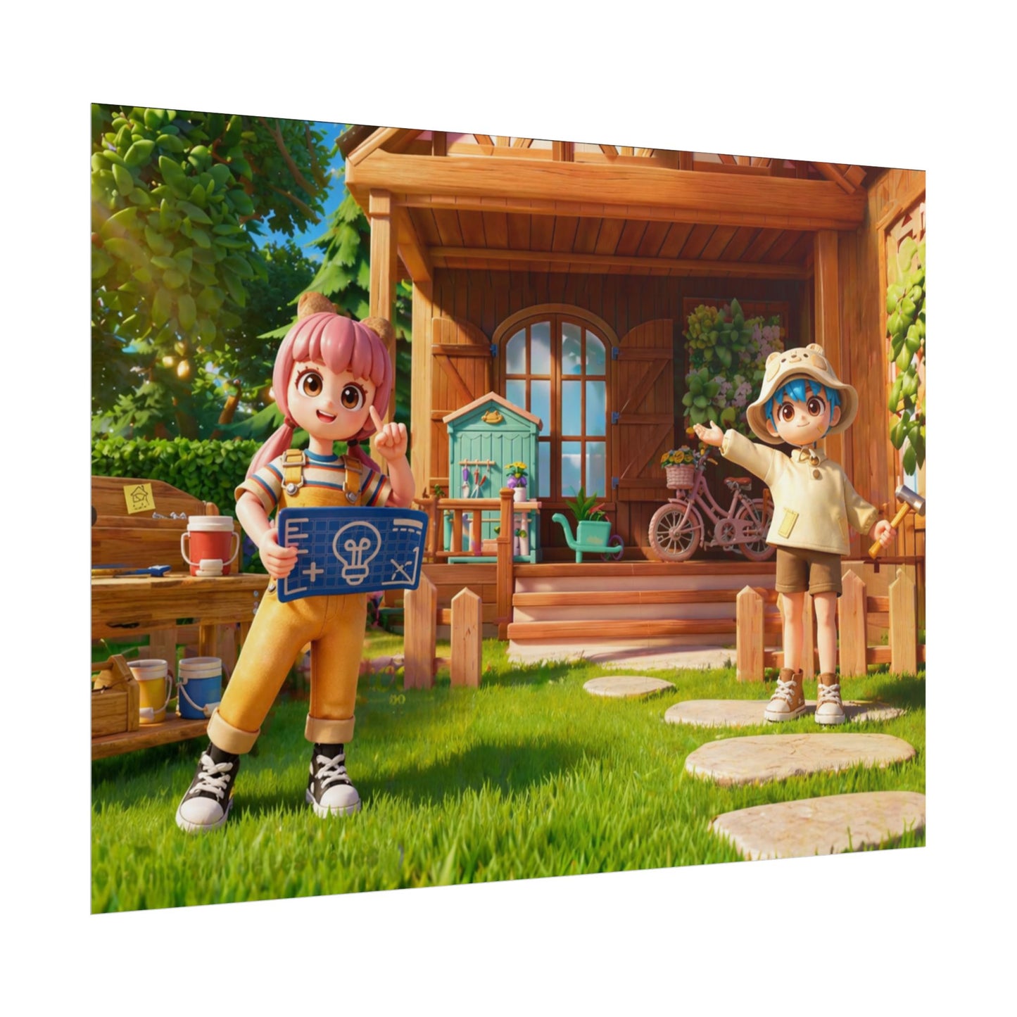 Heartopia Let's Build Together Poster