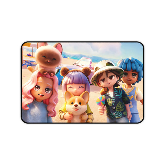 Heartopia Beach With Friends Desk Mat