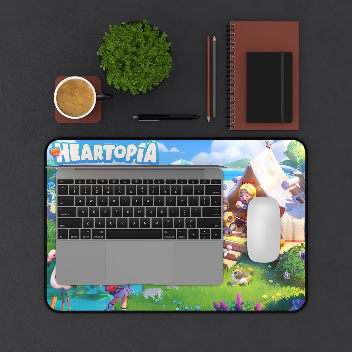 Heartopia Beach Desk Mat