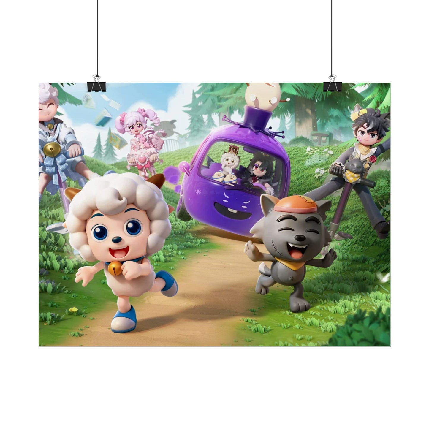 Heartopia Pleasant Goat and Big Big Wolf Poster