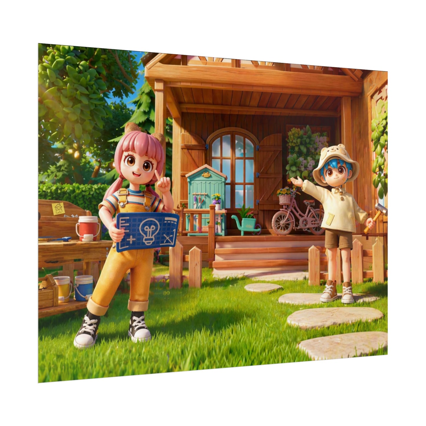 Heartopia Let's Build Together Poster