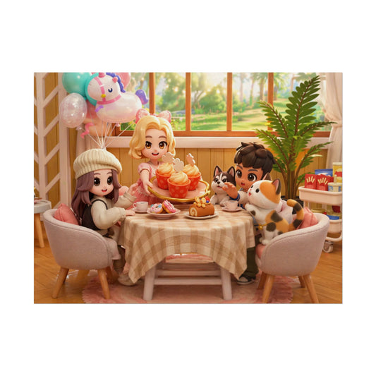 Heartopia Cupcake Party Poster