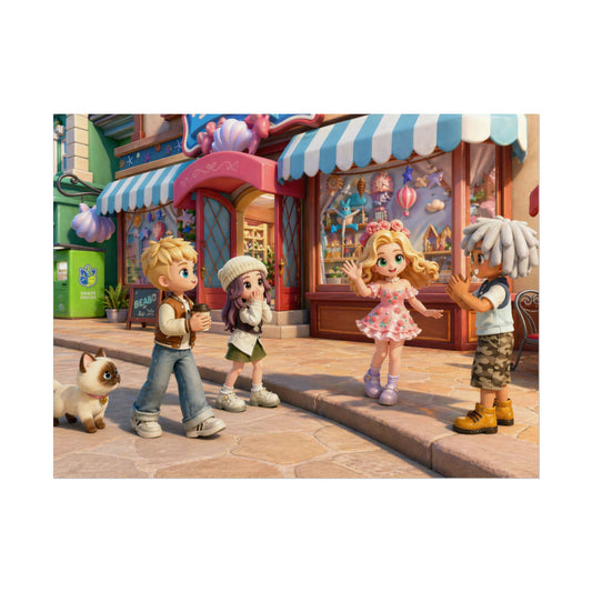 Heartopia Shopping With Friends Poster