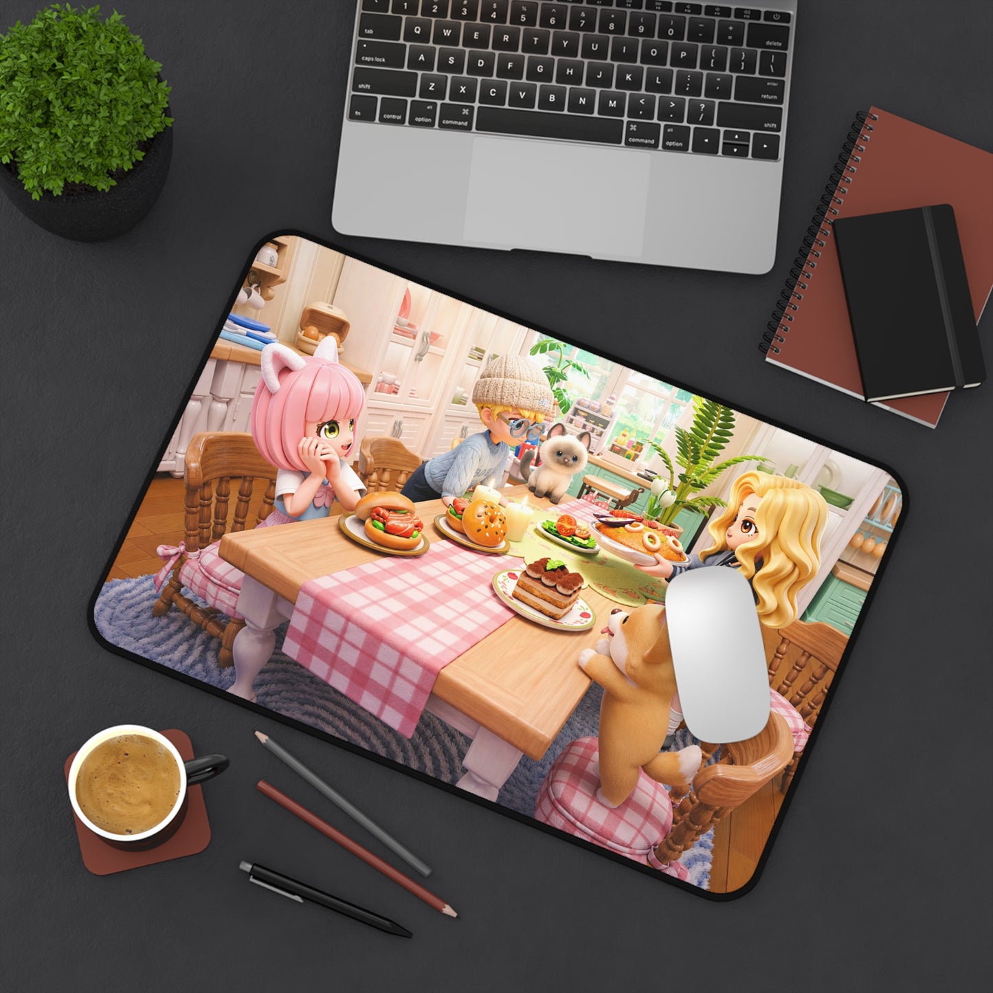 Heartopia Diner Time Desk Mat