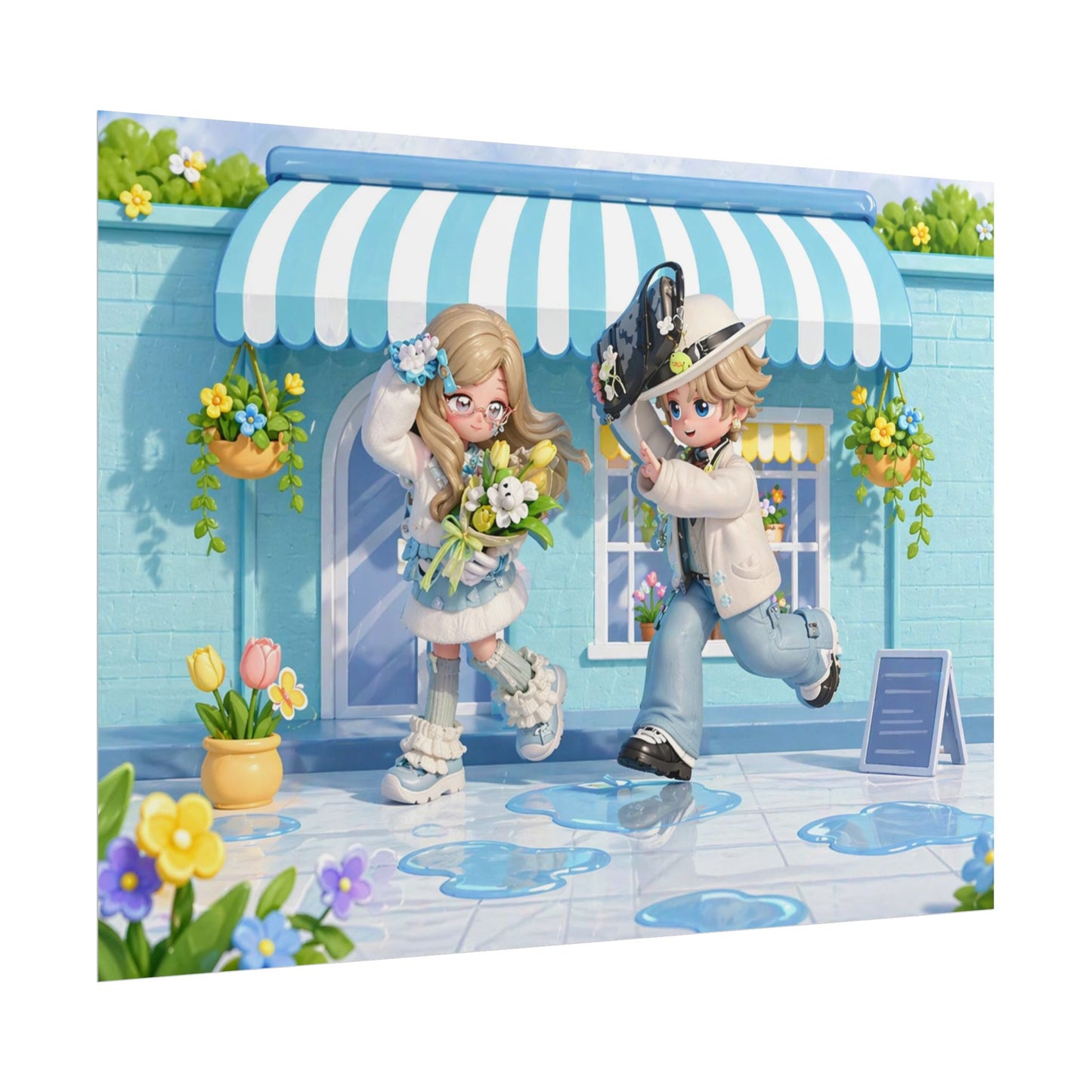 Heartopia Floral Meeting Poster