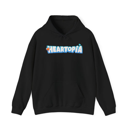 Heartopia Logo Black Hoodie