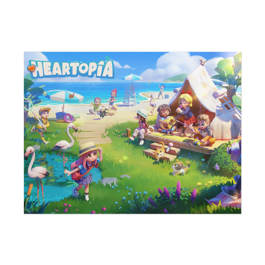 Heartopia Cozy Beach Poster