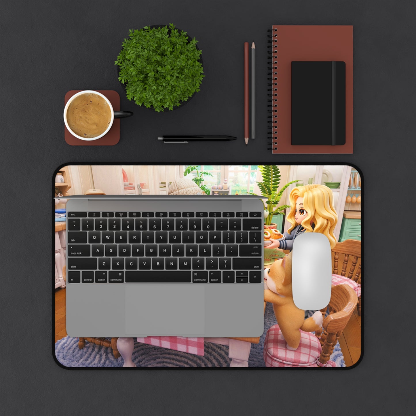 Heartopia Diner Time Desk Mat