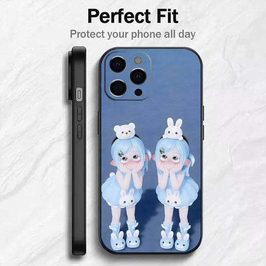 Heartopia Cozy Twins iPhone Case
