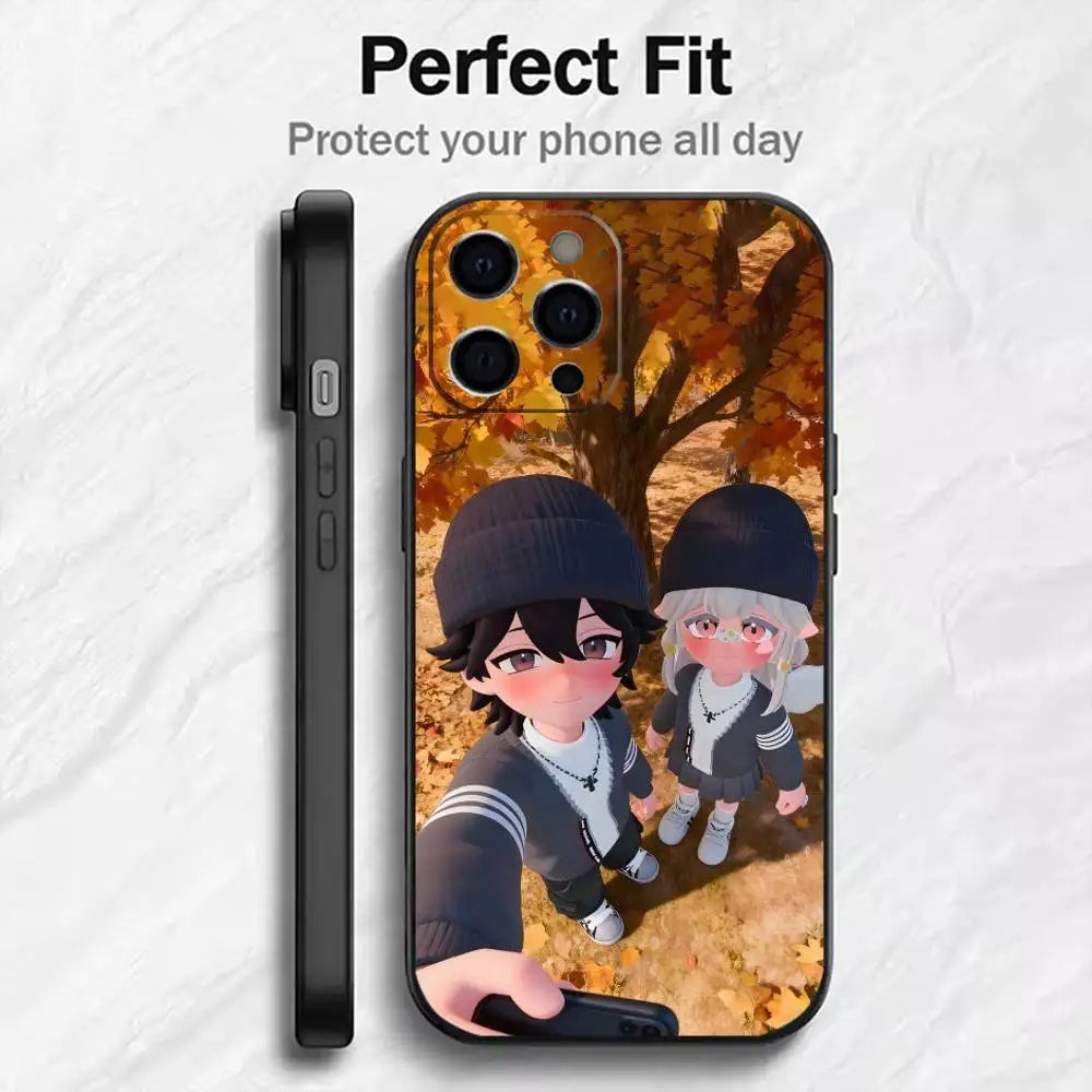 Heartopia Love Selfie iPhone Case